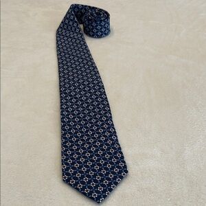 BOGGI MILANA Made in Italy 🇮🇹 Classic Navy Patterned Men's Tie